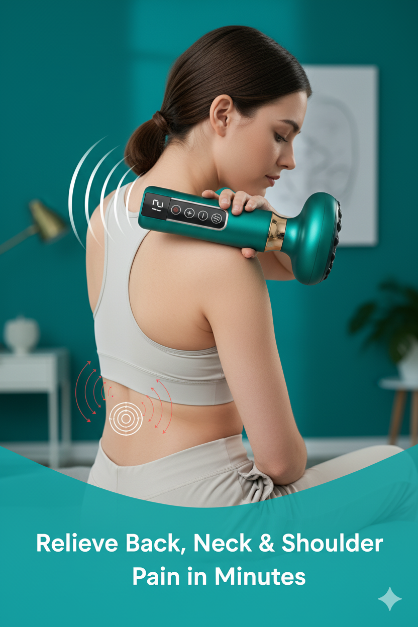 SereniTouch™ Massager – Deep Relaxation, Anytime