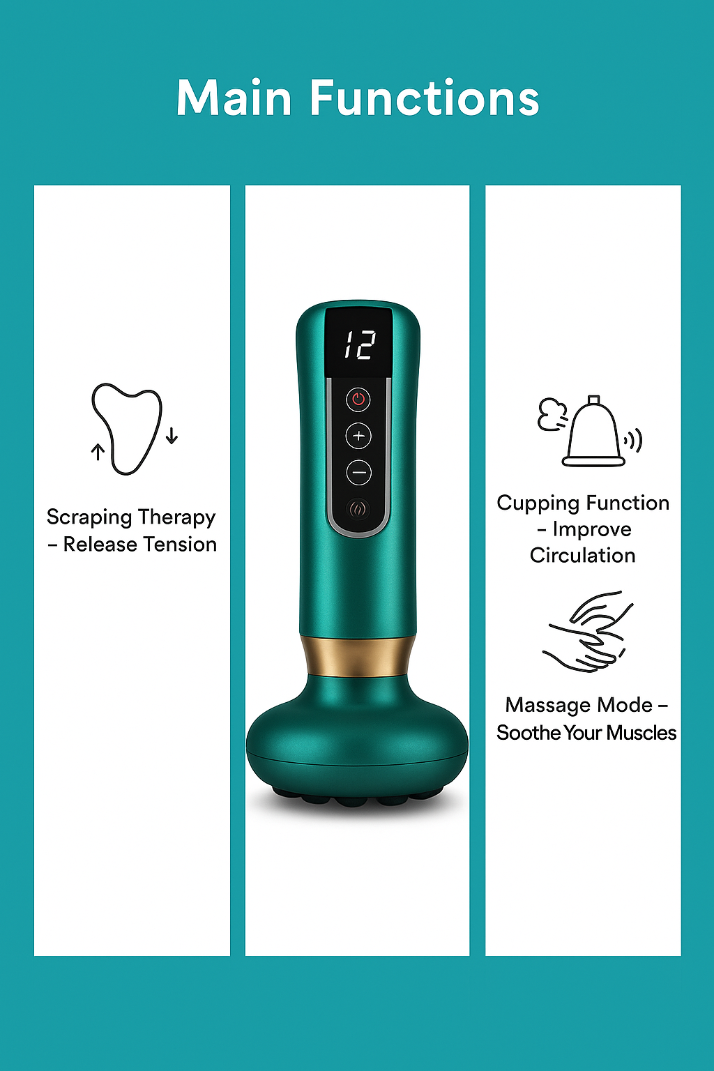SereniTouch™ Massager – Deep Relaxation, Anytime