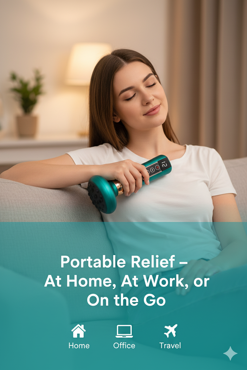 SereniTouch™ Massager – Deep Relaxation, Anytime