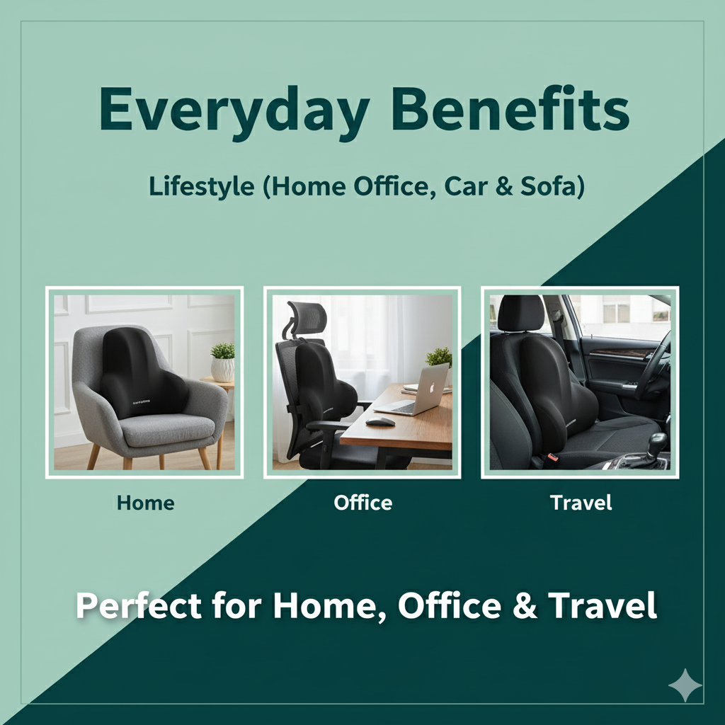 PostureCare™ Cushion – Relief for Every Seat