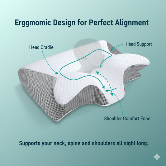 NeckEase Sleep™ – Comfort That Aligns With You