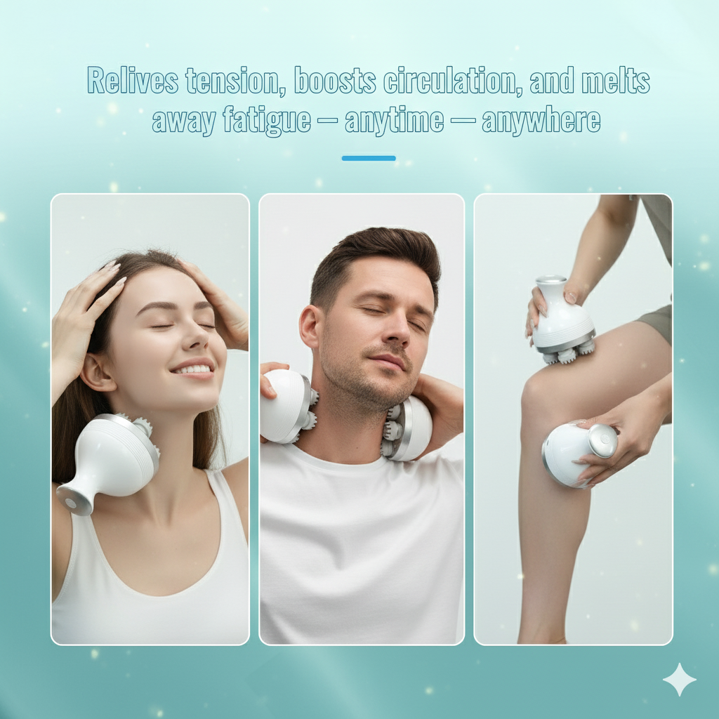 SmartRelief™ Wireless Head & Neck Massager